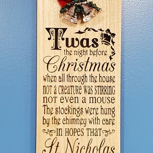 Christmas Vertical Sign