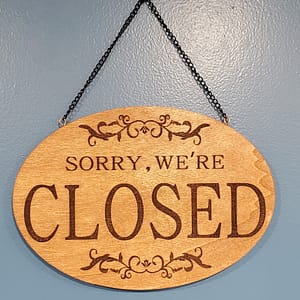 Closed Sign