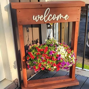 Porch Flower Pot Display