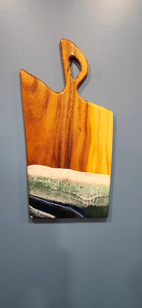 Epoxy Beach Cutting Board/Paddle
