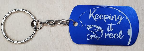 Keeping it Reel Metal Tag