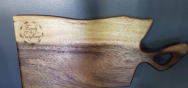 family is everything bubinga wood paddle