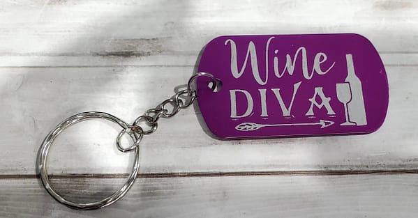 Wine Metal Tag