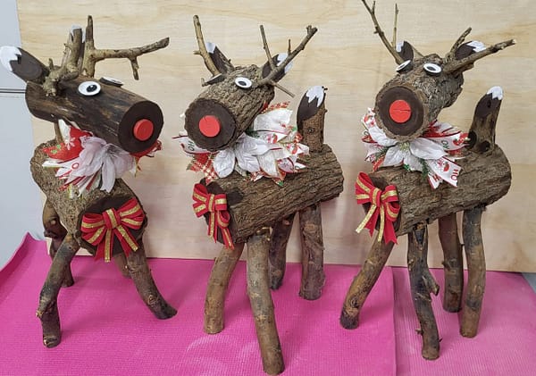 Reindeer Porch Friends