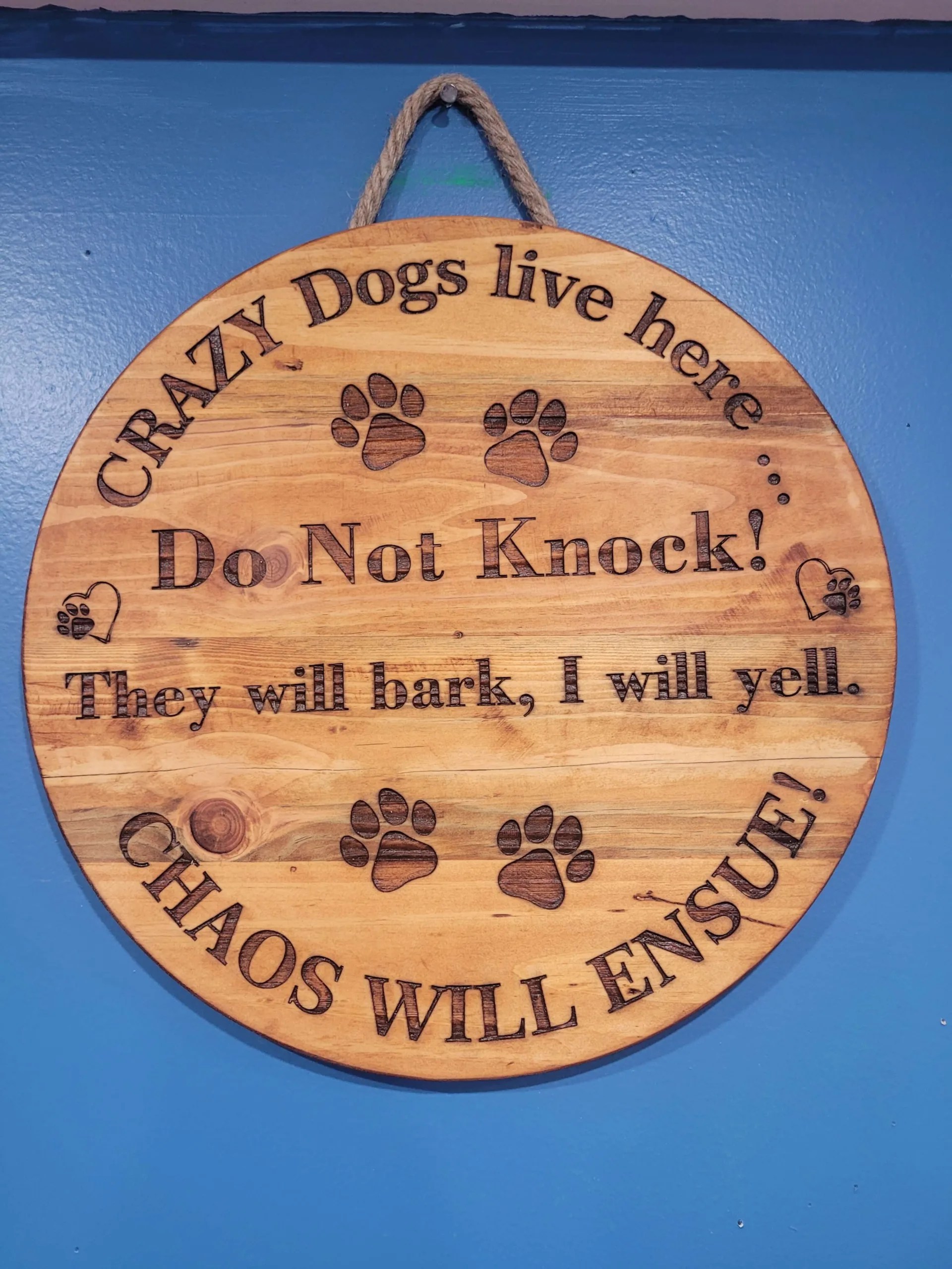 Dog Bark Door Hanger - Image 3