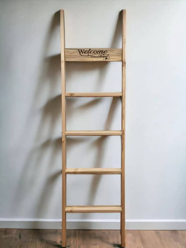 wooden maple ladder