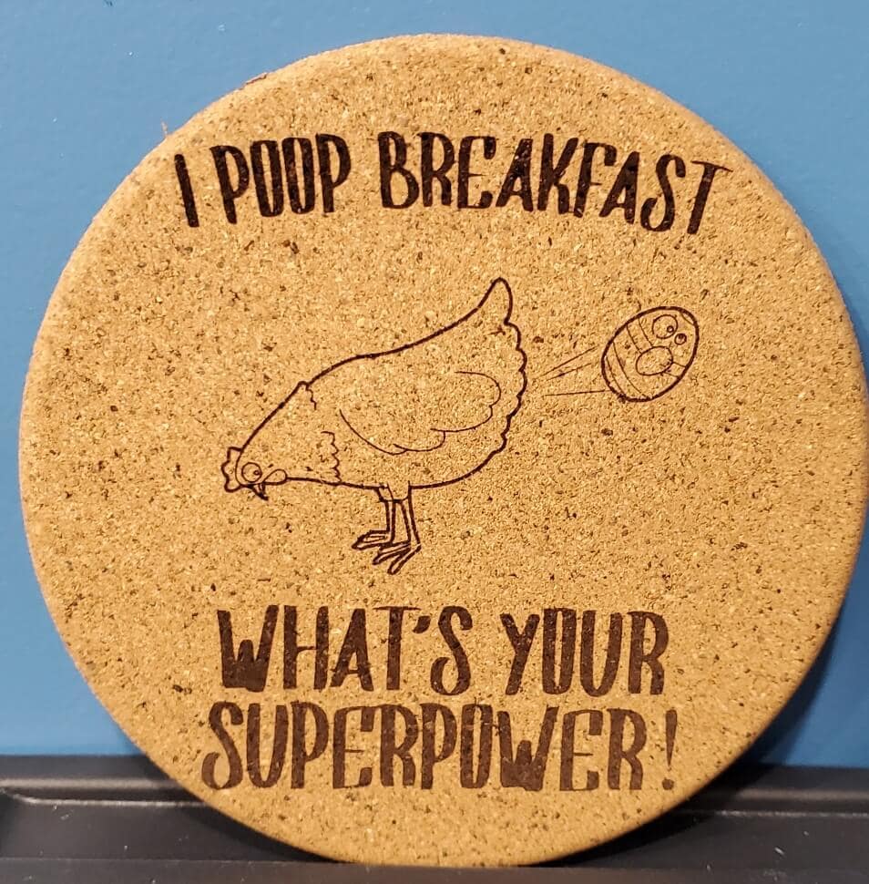 Cork Pad - Chicken Power