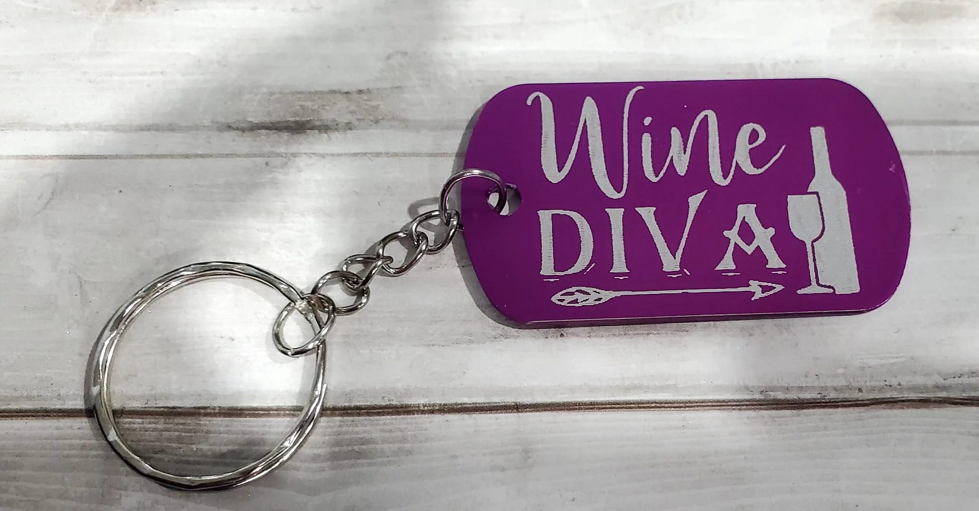 Wine Metal Tag