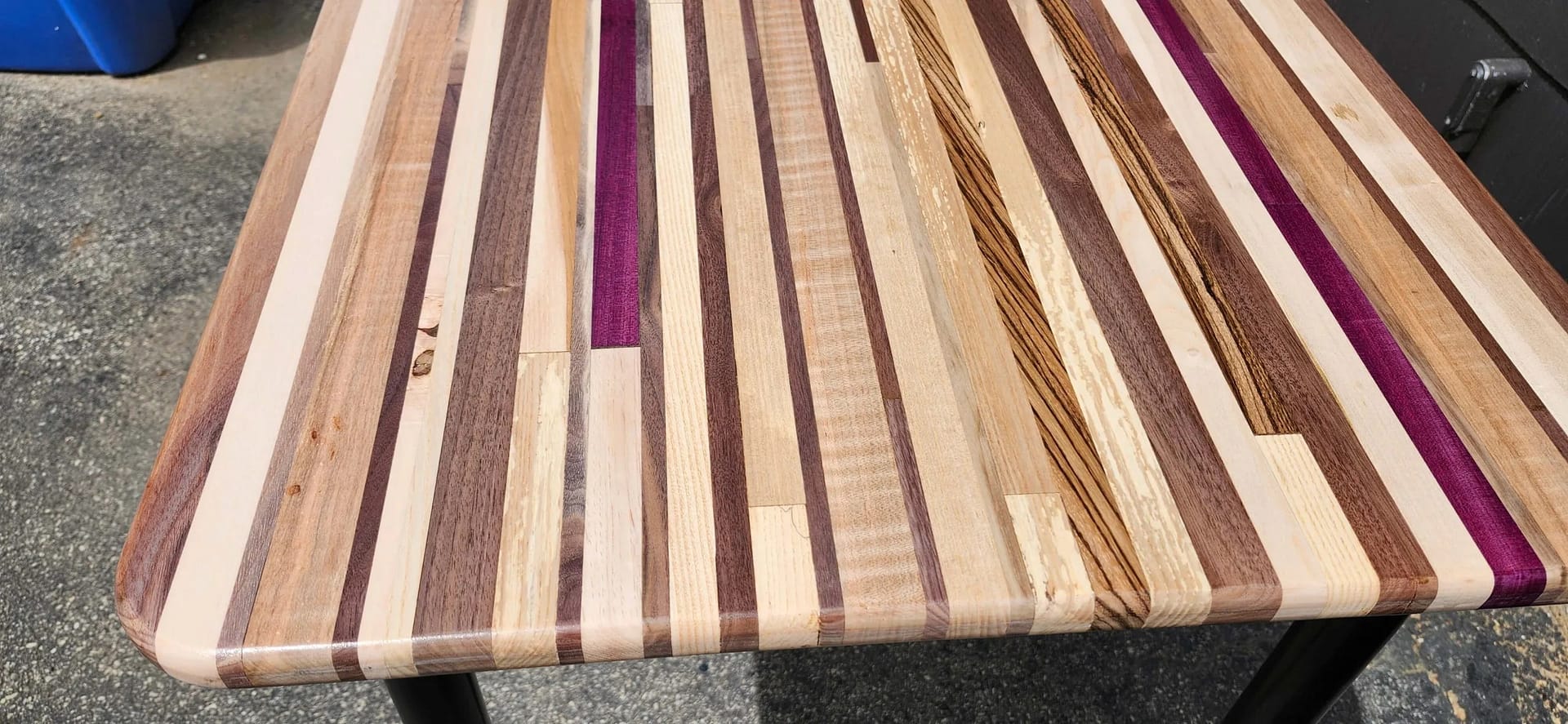 Custom Hardwood Computer Desk - Image 3