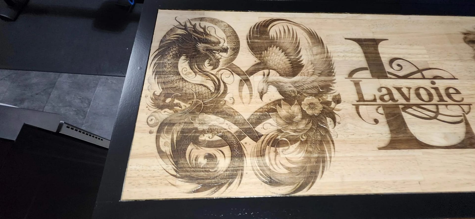 Laser Engraved Table Top - Image 5