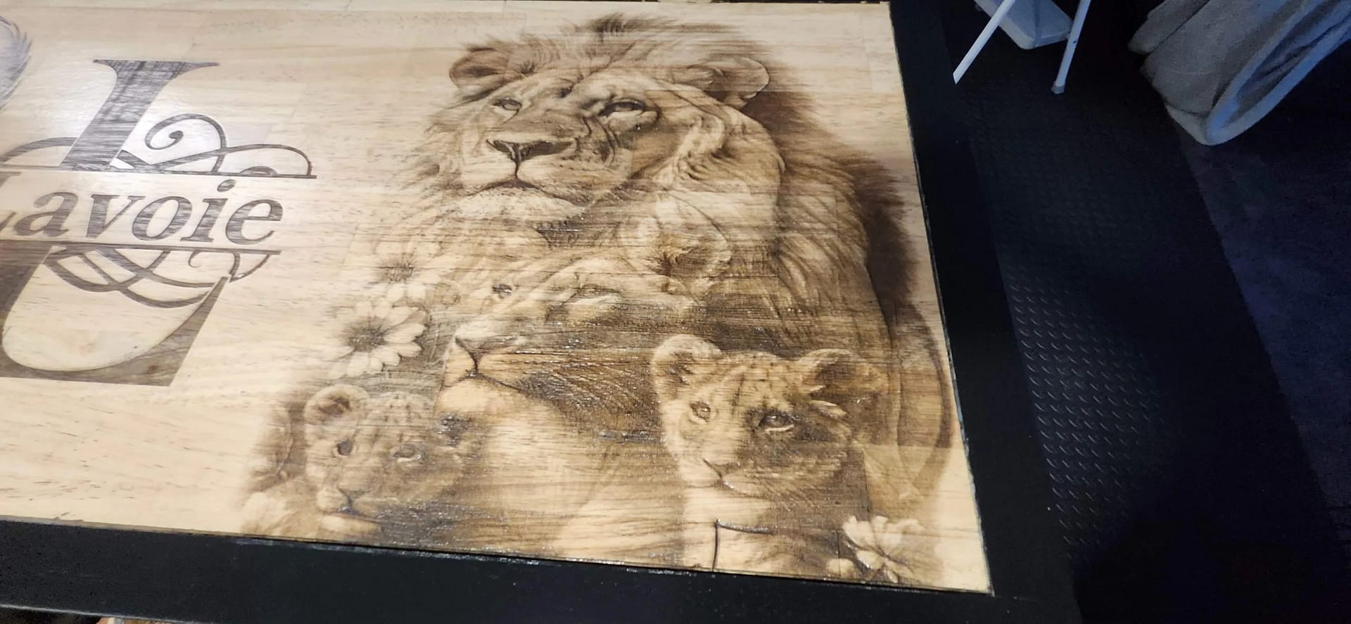Laser Engraved Table Top - Image 6