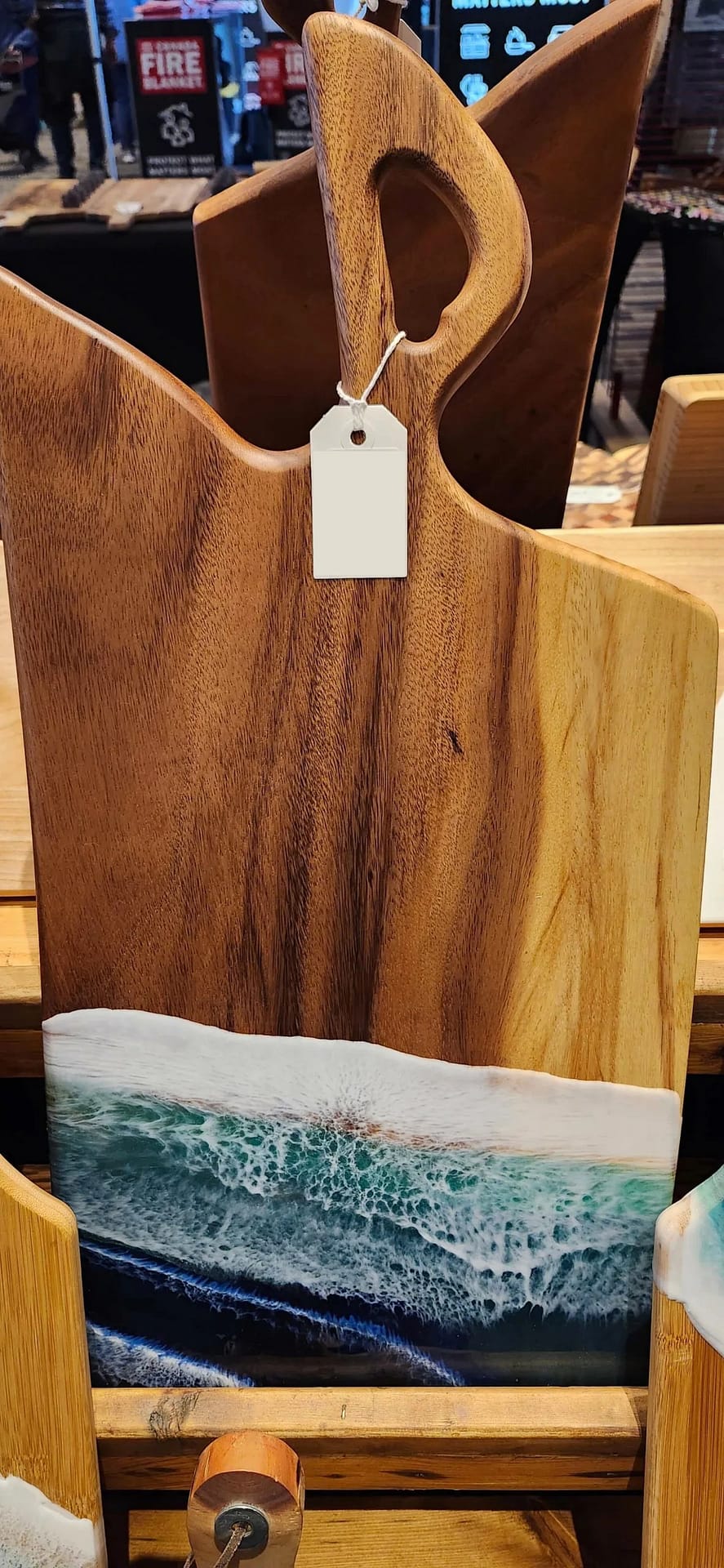 Epoxy Beach Cutting Board/Paddle - Image 5
